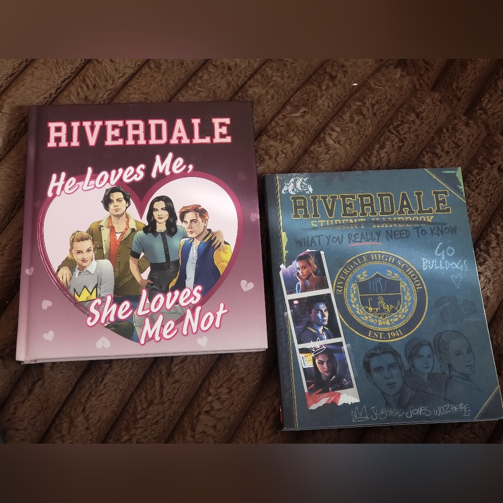 Riverdale Book Set — He Loves Me, She Loves Me Not + Official Handbook